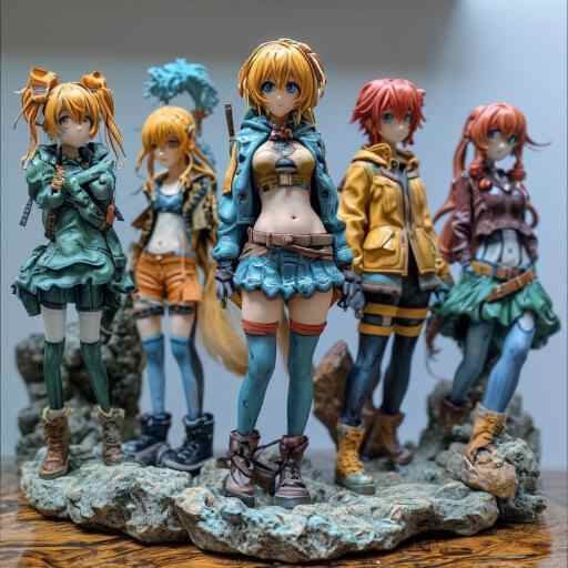 Wholesale Custom Resin Anime Figure 3D Figure Crafts Toy For Home ...