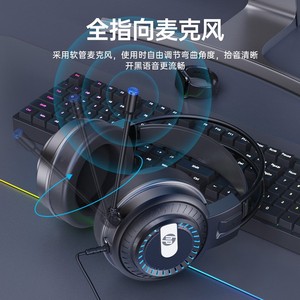 Casque de jeu filaire HP 8008U, dynamique 50 mm, circum-auriculaire avec micro pour PC Gaming - Product Image 4