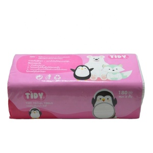 2023 OEM/ODM màu hồng phim hoạt hình ít động vật loạt 2-ply mô và hộ gia đình Sản phẩm giấy mặt làm sạch hộp mô - Product Image 1