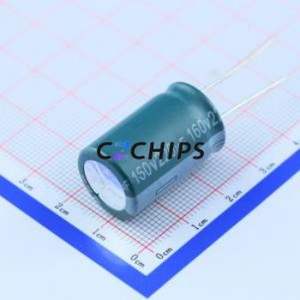 ตัวเก็บประจุอิเล็กโทรไลต์อะลูมิเนียมแบบ Through-Hole รุ่น EGD2CM221L25OT ขนาด D16xL25 มม. 220uF 20% 160V 900mA-100kHz - Product Image 2