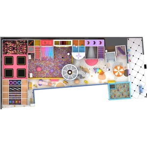 Conjunto de Equipos de Juegos Infantiles Personalizados para Niños, Parque de Diversiones Infantil Interior - Product Image 3