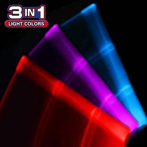 Sable de Luz de Doble Cabeza con Luces Intermitentes, Regalo de Navidad, con 2 Modos de Iluminación, Música, Unisex, Duración de la Batería de 10-12 Horas, Venta al por Mayor - Product Image 3