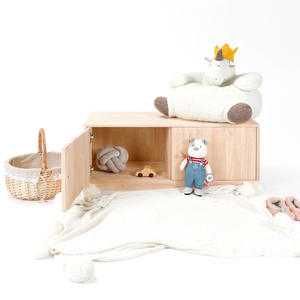 Armoire de plancher en bois massif pour le stockage de la chambre des enfants porte plate avec <span class=keywords><strong>baie</strong></span> <span class=keywords><strong>vitrée</strong></span> TV peut être utilisé pour le stockage des aliments - Product Image 2