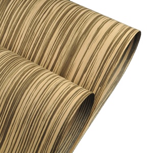 Chapas de Madera de <span class=keywords><strong>Zebrano</strong></span> de Alta Calidad de Groenlandia, Corte en Rodajas de 250x58cm, Diseño Contemporáneo para <span class=keywords><strong>Muebles</strong></span> de Hotel con 1 Año de Garantía - Product Image 1