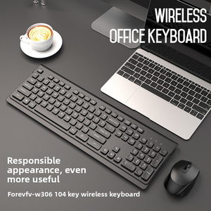 Lvkidron Phím Yên Tĩnh 2.4G Không Dây Bàn Phím & Chuột Combo 104 Phím Vòng Keycaps Phổ Quát Cho Nhà Văn Phòng Máy Tính Xách Tay Máy Tính Để Bàn - Product Image 4