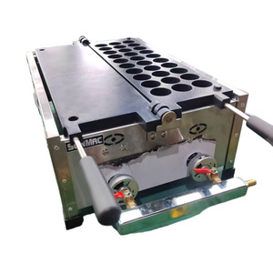 Gaufrier <span class=keywords><strong>à</strong></span> gaz <span class=keywords><strong>professionnel</strong></span> en acier inoxydable <span class=keywords><strong>à</strong></span> 30 cavités, haute performance, 680*360*200mm, pour gaufres bulle/œuf - Product Image 1