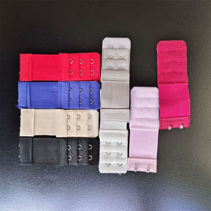 Beige - Double rangée de boucles avec élastique