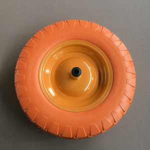 Factory Supply 10 Inch 3.50-4 PU Metal <strong>Tire</strong> Wheel for <strong>Wheelbarrow</strong>, Hand Trolley, Tool Carts - Product Image 6