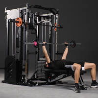 Máquina de Gimnasio Multifuncional de Alta Calidad, Todo en Uno, Máquina Smith Comercial Universal