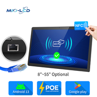Tablette Android WiFi POE OEM 15,6 pouces, écran tactile IP65, signalisation numérique publicitaire pour centre commercial et restaurant