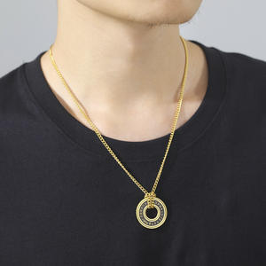 Collier Vintage Norse Viking Runes <span class=keywords><strong>Corsair</strong></span> Runic Elder Futhark Anneau Cercle Talisman Pendentif Chaîne En Cuir Cadeau Viking - Product Image 6