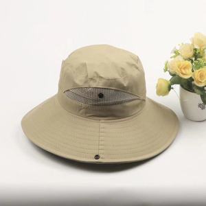 Bucket <b>Hat</b> Breathable Sun Protection Outdoor Fishing <b>Hat</b> Adult <b>Summer</b> Khaki - Product Image 1