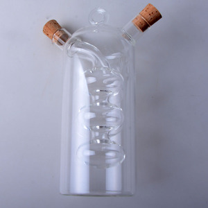 Bouteille d'huile d'olive de vinaigre, cruet d'huile d'olive <span class=keywords><strong>en</strong></span> verre de haute qualité 2 bouteilles <span class=keywords><strong>en</strong></span> 1 contenant - Product Image 6