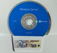 Windows Server 2025 Standard 64bit OEM DVD Paquete Completo con Clave de Activación en Línea, Etiqueta COA, Nuevo en Stock