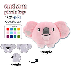 Peluche morbido Design personalizzato <span class=keywords><strong>Koala</strong></span> giocattoli di peluche ricamati giocattoli di peluche da compagnia per dormire - Product Image 1