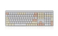 Keyboard Gaming Nirkabel RGB yang Dapat Diprogram dengan Tombol Bercahaya USB Backlight untuk PC/Tablet/Laptop 110 Tombol