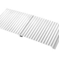 Lames de façade en aluminium imitation bois pour villas, panneaux muraux extérieurs, fabrication de plaques murales en aluminium de grande qualité