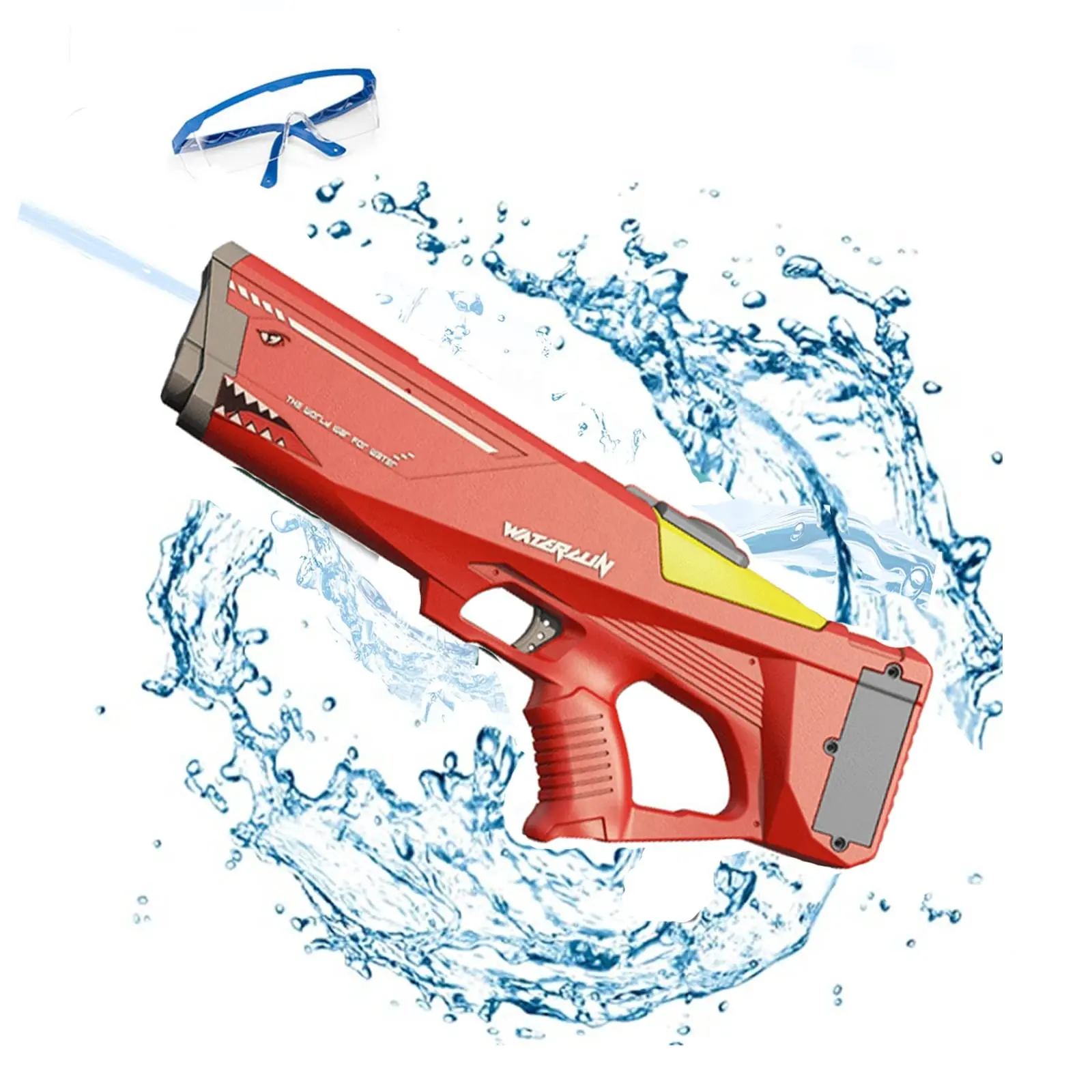 Pistol Air Pantai Luar Ruangan Otomatis, Pistol Mainan Kolam Renang Musim Panas, Pistol Air Tenaga Listrik Tekanan Tinggi untuk Dewasa