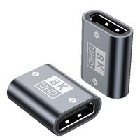 Extensor HDTV 8K 60Hz Macho-Hembra Chapado en Oro 2.1 para TV, Proyector, Monitor, Reproductor de DVD, Sistemas de Cine en Casa, Dos Colores