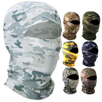 Masque facial camouflage personnalisé FQ, balaclava, vélo, cyclisme, chasse, design camouflage, couvre-tête, écharpe, balaclava tactique pour homme