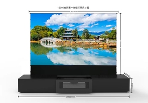 Nouvelle Tendance : Meuble TV Laser Intelligent 4K de <span class=keywords><strong>120</strong></span> <span class=keywords><strong>Pouces</strong></span> pour Cinéma Maison avec <span class=keywords><strong>Écran</strong></span> <span class=keywords><strong>UST</strong></span> ALR Laser Électrique Escamotable de Haute Qualité - Product Image 2