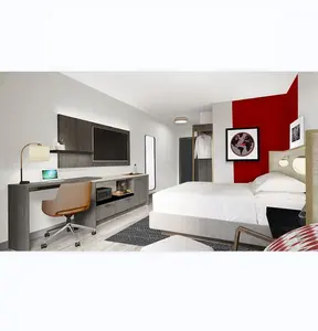 Ramada सराय सुइट्स रोजा द्वारा Wynaham होटल बेडरूम फर्नीचर होटल के कमरे में फर्नीचर आपूर्तिकर्ताओं निर्माता