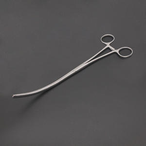 Pinzas Intestinales de Acero Inoxidable con Cabezas Rectas y Curvas, Ranuras Diagonales, para Instrumentos Quirúrgicos Veterinarios para Gatos, Reutilizables - Product Image 3