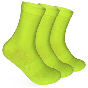 Manufacturer Fashion Solid Color Breathable Solid Color for Adults Casual Daily Wear Men Custom Your Own Logo <b>Running</b> <b>Socks</b> - Product Image 1