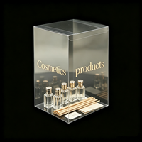 Emballage transparent haut de gamme en PET pour cosmétiques, diffuseurs de parfum, parfums, chouchous pour cheveux et accessoires de beauté