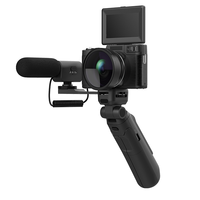 Kamera Digital Kompak Profesional 4K Gaya Retro Sensor CMOS 44MP Kamera DSLR Zoom Optik 5X