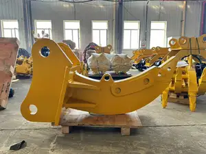 Hot Sale 36 Ton Excavator Stump Ripper Single Shank Frozen Soil Ripper With New Engine Core Components