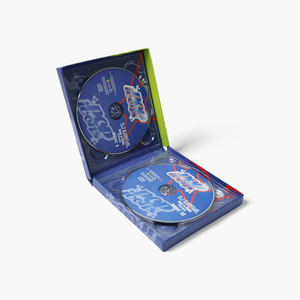 ODM Service Pop Mix CD Hardcover Box, Multi-Disc DJ Compilation Case with Bright Cartoon Print - Product Image 2