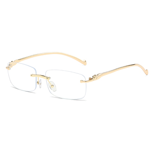 S2685 Designer <span class=keywords><strong>Marque</strong></span> Femmes Lunettes <span class=keywords><strong>De</strong></span> <span class=keywords><strong>Soleil</strong></span> Protection <span class=keywords><strong>De</strong></span> L'environnement <span class=keywords><strong>Pas</strong></span> <span class=keywords><strong>Cher</strong></span> Hommes Rétro <span class=keywords><strong>De</strong></span> Luxe En Métal <span class=keywords><strong>De</strong></span> Forme Carrée Sans Monture Lunettes <span class=keywords><strong>De</strong></span> <span class=keywords><strong>Soleil</strong></span> - Product Image 4