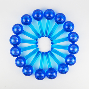 Boules d'eau pour le visage, outil personnalisé de soins du visage OEM, globe de glace et masseur, refroidissement, boule de glace bleue - Product Image 5
