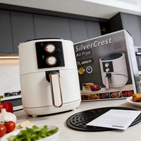 Friteuse à air électrique numérique 7L OEM personnalisée avec doublures en silicone, petite et grande capacité