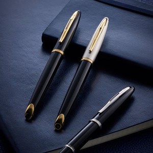 Série <span class=keywords><strong>Waterman</strong></span> Weidiwen Haiyun, design épuré, pointe en métal incrustée d'or 18 carats, <span class=keywords><strong>stylo</strong></span> à encre, boîte cadeau, gravure personnalisée - Product Image 5
