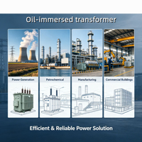 Transformador de Potencia Trifásico LEINENG Montado en Plataforma 112.5kva 150kva 225kva 300kva 500kva 750kva 1000kva 1500kva