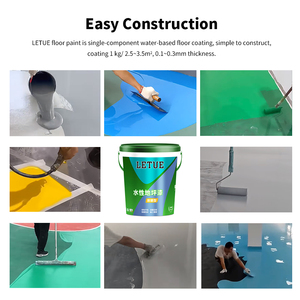 Low Price Anti-slip Water-based Acrylic Floor Paint Liquid Coating <b>for</b> Factory Concrete Sealer Floor Brush Application - Product Image 5