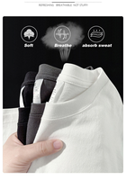 Camiseta Personalizada para Hombre, 100% Algodón Tejido, 180gsm, Logotipo Gráfico, Impresión Digital, Bordado, Serigrafía