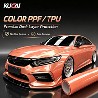 TPU Warna PPF Dengan Lem Perekat Kualitas USA Warna Kustom Perbaikan Panas Mobil Berbagai Pilihan Warna Pembungkus Bodi Mobil Film PPF