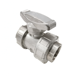 Venta de Liquidación COVNA B2B, Válvula de Bola Manual de PVC de 2 Vías, Rosca NPT PN16, PTFE, Temperatura Media, UPVC/CPVC - Product Image 4