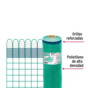 Box with 1 unit <strong>Roll</strong> of 30 m x 0.75 m of green plastic <strong>mosquito</strong> <strong>netting</strong> - Product Image 2