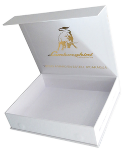 Boîtes rigides artisanales en or de qualité supérieure, humidificateurs à cigares avec carton, fermeture magnétique, forme carrée - Product Image 6