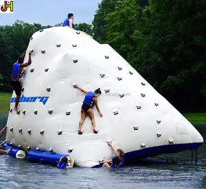 Aufblasbare Wasserpark-Ausstattung langlebiges aufblasbares Wasser Kletter-Iceberg für Outdoor-Aktivitäten