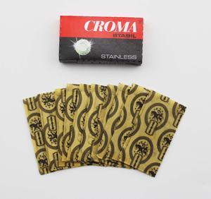 Лезвие для парикмахерской CROMA SUPER из нержавеющей стали с двойным краем - Product Image 3