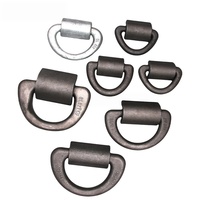 Anneau en D en acier forgé et soudé, galvanisé à chaud, pour fixation de conteneurs maritimes, pièces et accessoires d'équipement de fixation, direct usine