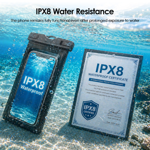Étui étanche pour téléphone avec fermeture facile et robuste, sac étanche IPX8 pour téléphone portable, idéal pour la plage, cadeau pour maman, protection. - Product Image 5
