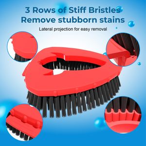 Non-Scratch Bristles <strong>Scrub</strong> for Vileda <strong>Turbo</strong> EasyWring Floor Mop Heavy-Duty Tile Deep Cleaning Brush-Drop Shipping - Product Image 2