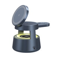 Nouveau chargeur sans fil 5 en 1 avec support, lampe de bureau intelligente, chargeur magnétique, produit de dropshipping, logo personnalisé