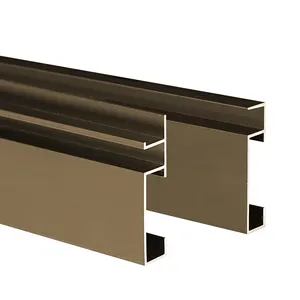 NEWNONE la fabbrica di Foshan in lega di alluminio profilo bordo del bordo del profilo battiscopa per pareti interne Decorative